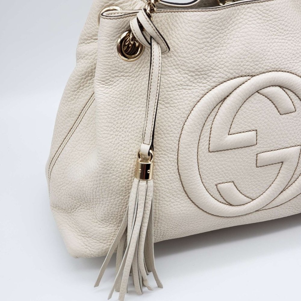 100% Authentic Gucci GG Soho on Chain  Shoulder Bag - Picture 5 of 16